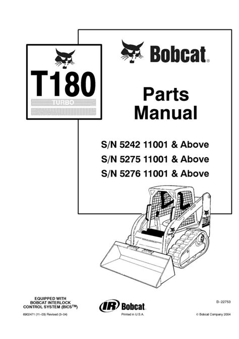 Bobcat Parts Catalog – Bobcat Company 